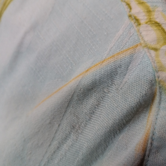 Tommy Bahama Traditional Fit Leaf Novelty 57% Silk Vacation Beach Shirt Blue XL - Picture 8 of 9